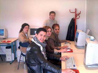 Le groupe internet au travail
